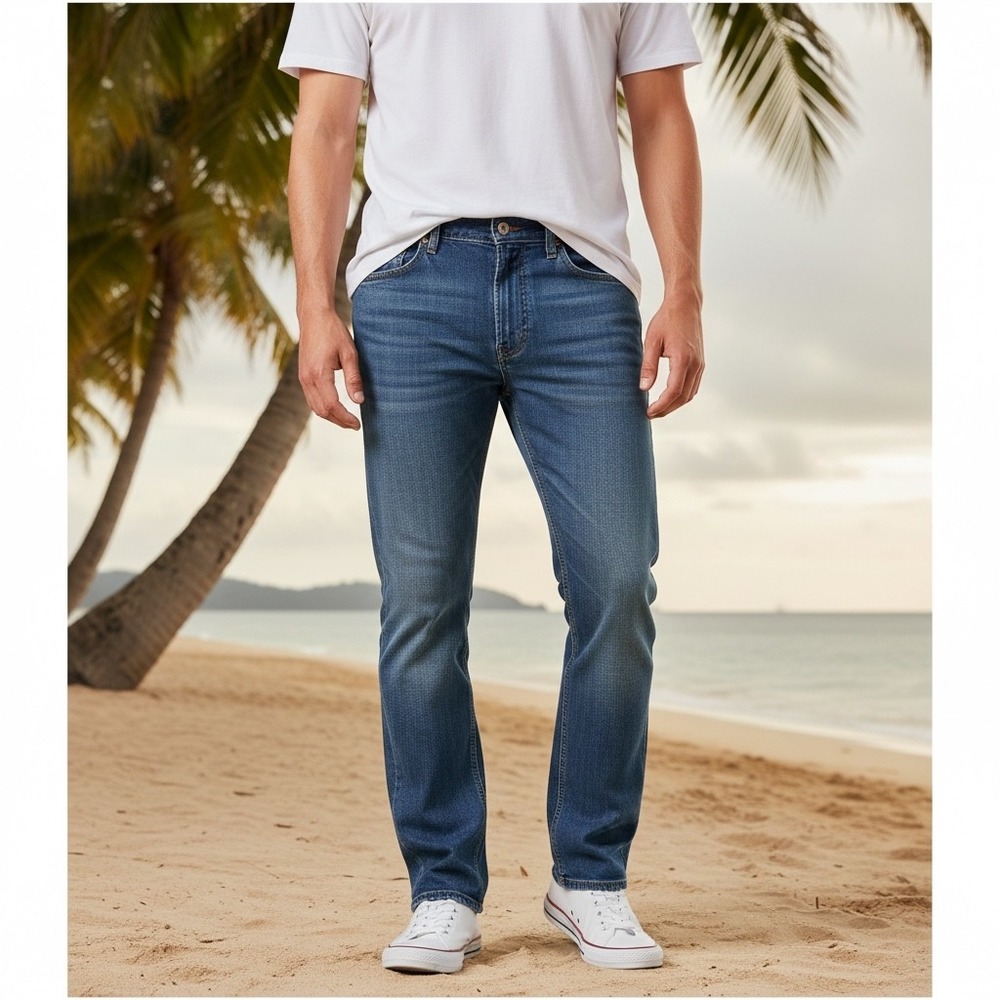 Levi Strauss Co 541 Athletic Fit Dark Wash Stretch Jeans Mens W38 L30